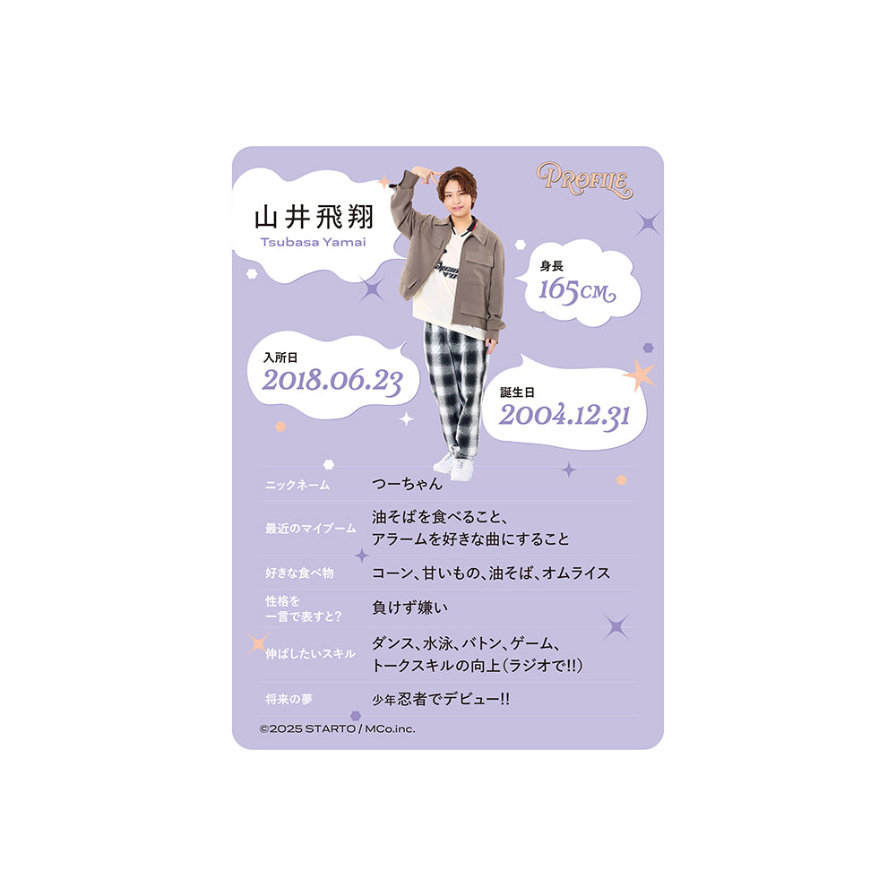 個人資料卡 山井飛翔ver.