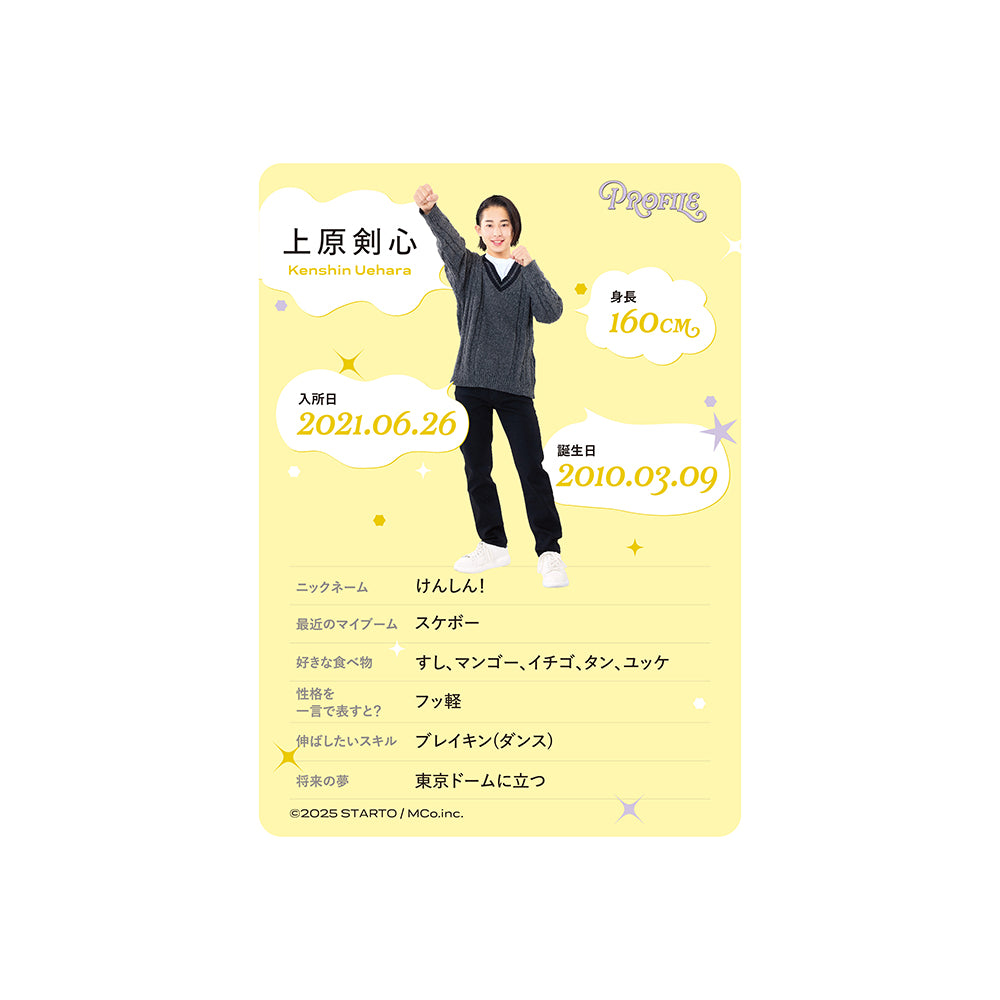 個人資料卡 上原劍心ver.