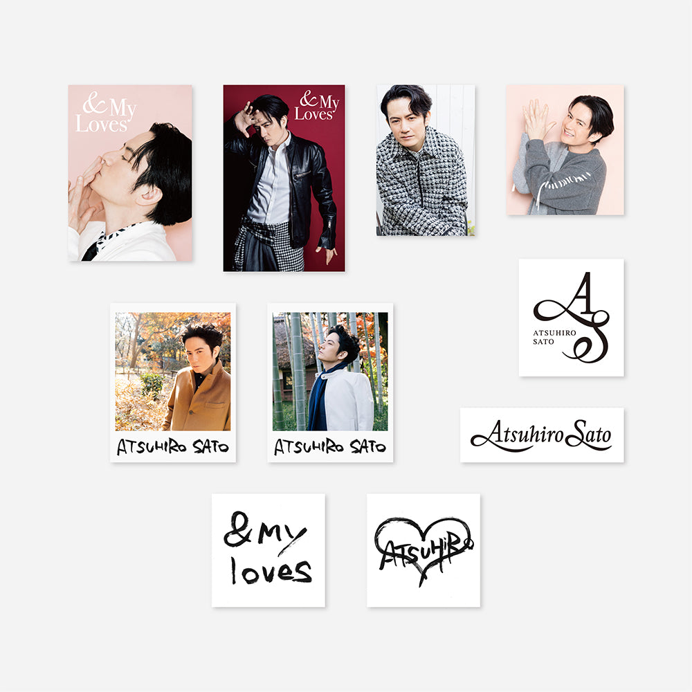 佐藤ATSUHIRO『&My Loves』貼紙組