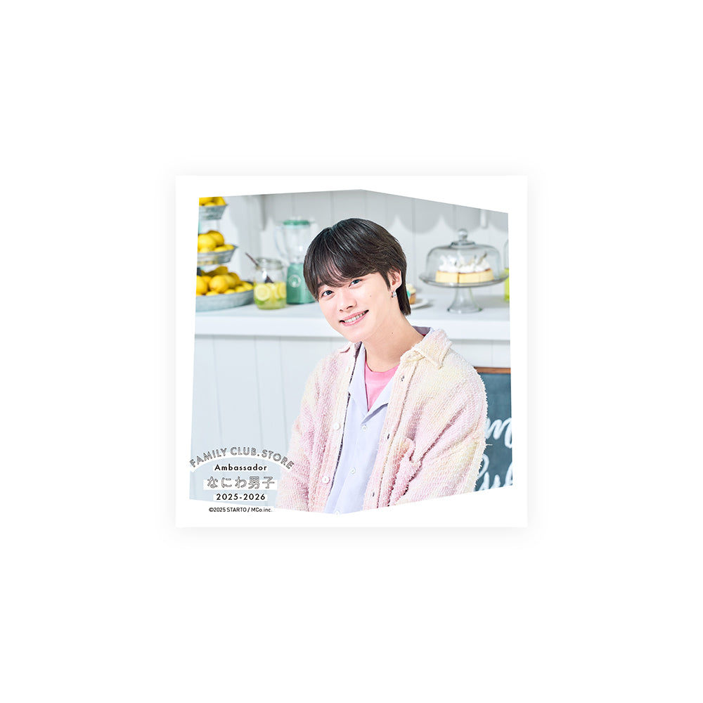 【No.SQ25-088】FAMILY CLUB.STORE 大使2025-2026 浪花男子 方形照片組 夏天