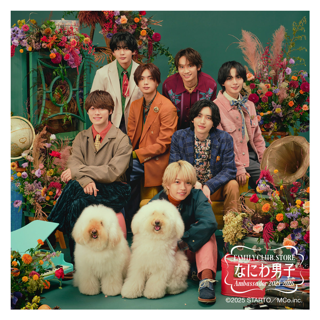 【No.SQ25-121】FAMILY CLUB.STORE 大使 2025-2026 浪花男子 方形照片 Classic