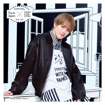 【No.SQ26-048】FAMILY CLUB.STORE Ambassador 2026-2027 Travis Japan 方形照片 Monochrome