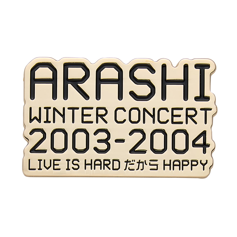 嵐 WINTER CONCERT 2003-2004〜LIVE IS HARD BECAUSE HAPPY〜 Logo 磁鐵
