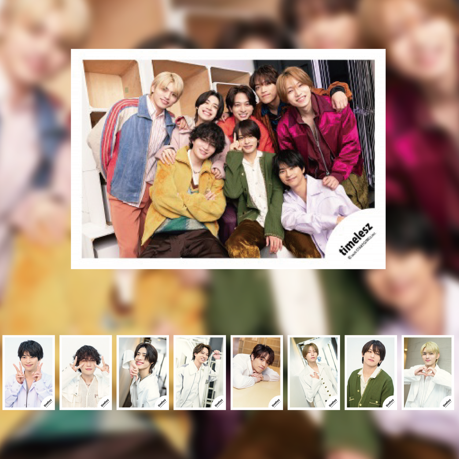 「We're timelesz LIVE TOUR 2026 episode 2 MOMENTUM」周邊商品花絮照