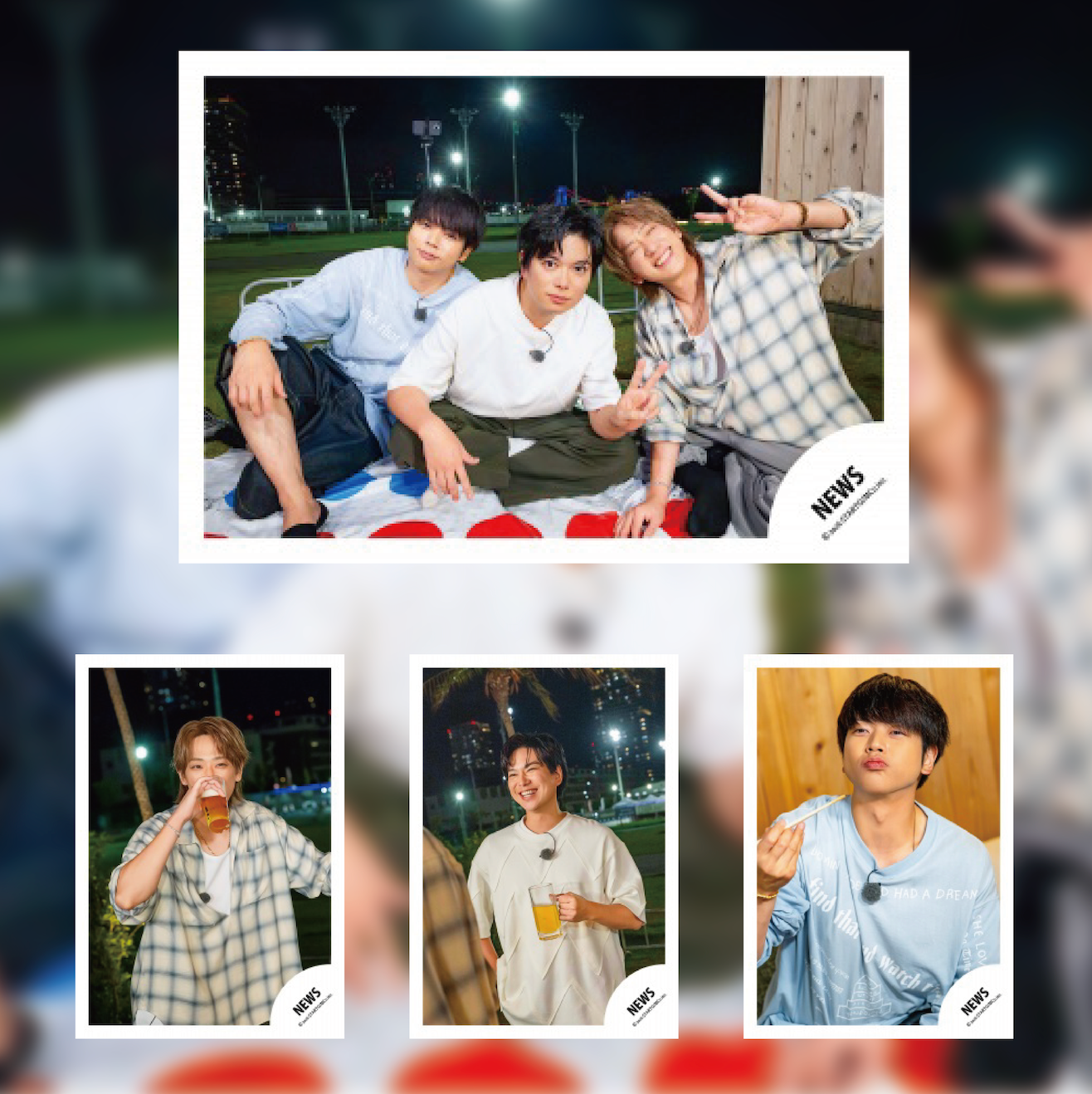 FAN CLUB會員限定影片「一起來享受 NEWS 式 BBQ 吧！」花絮照