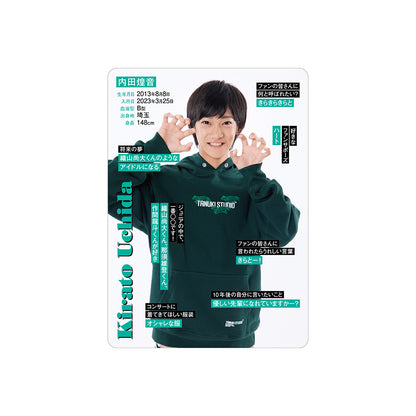 内田煌音 個人資料小卡2026