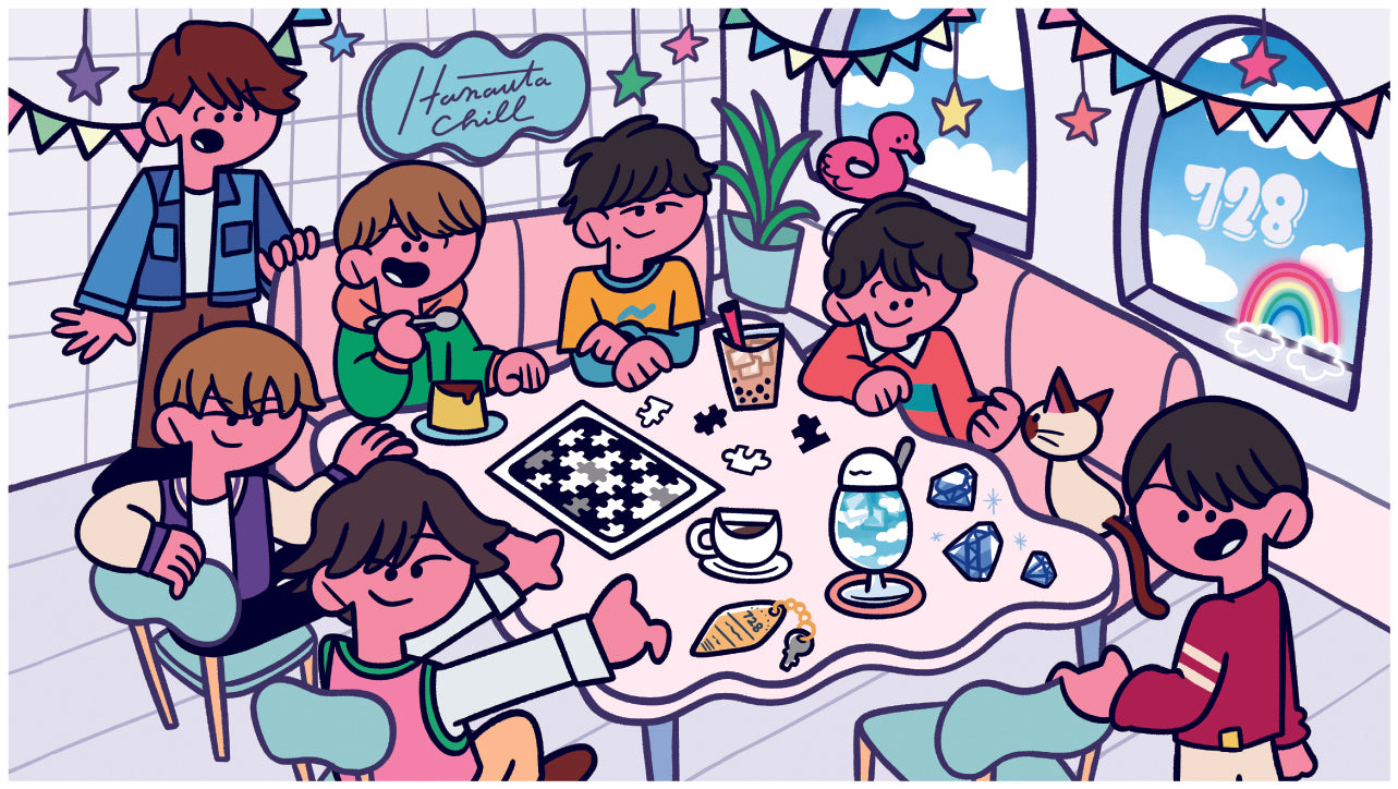 Hanauta Chill 明信片 浪花男子