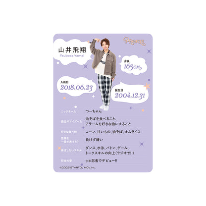 個人資料卡 山井飛翔ver.