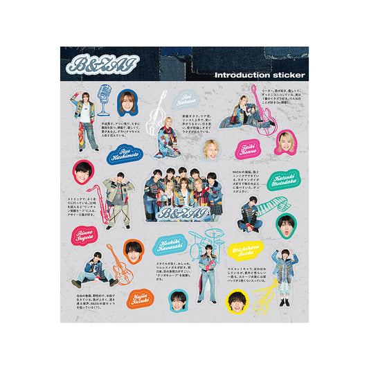 B&ZAI 貼紙組