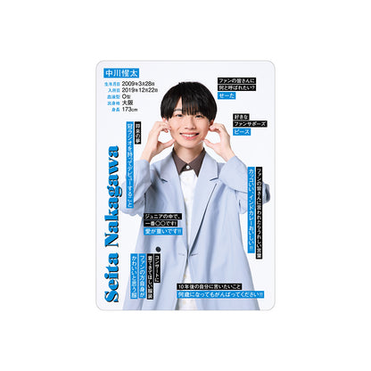 中川惺太 個人資料小卡2026