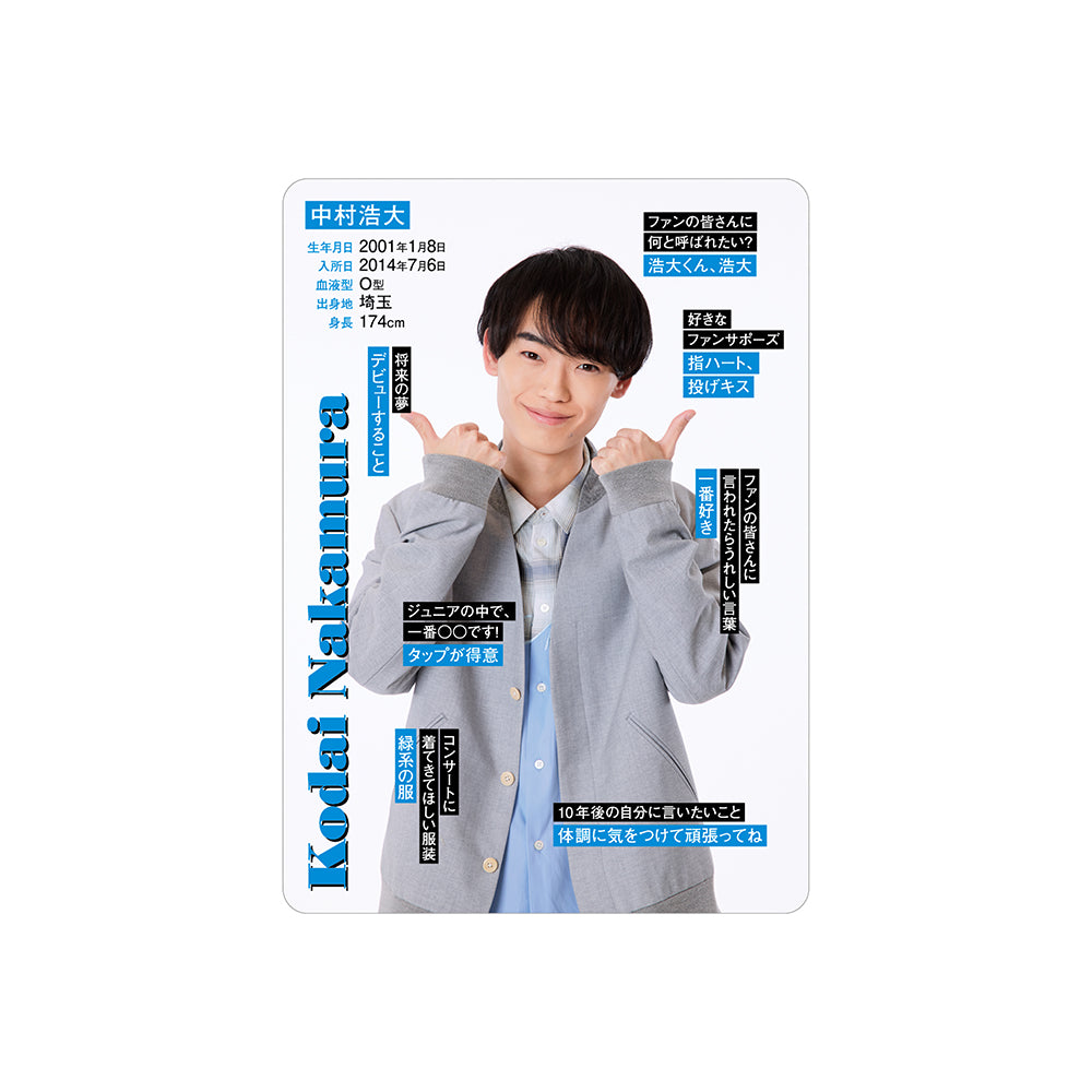 中村浩大 個人資料小卡2026