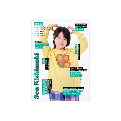 西巻染 個人資料小卡2026
