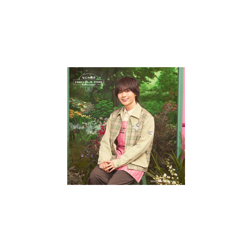 【No.SQ25-043】FAMILY CLUB.STORE 大使2025-2026 浪花男子 方形照片組 春天