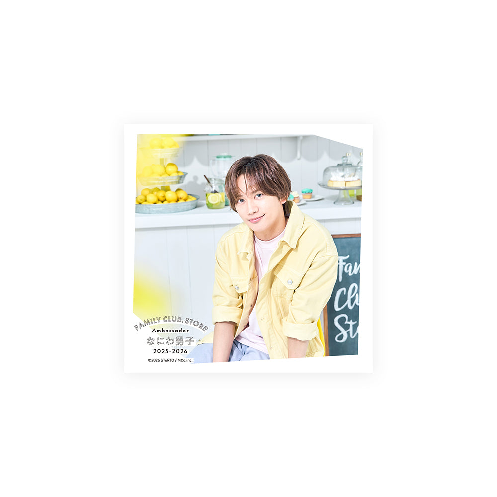 【No.SQ25-087】FAMILY CLUB.STORE 大使2025-2026 浪花男子 方形照片組 夏天