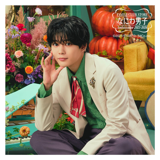 【No.SQ25-126】FAMILY CLUB.STORE 大使 2025-2026 浪花男子 方形照片 Classic