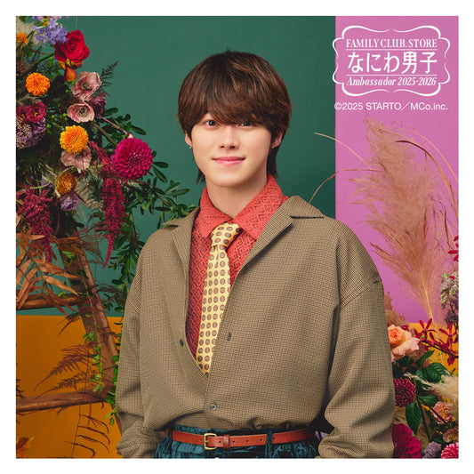 【No.SQ25-128】FAMILY CLUB.STORE 大使 2025-2026 浪花男子 方形照片 Classic