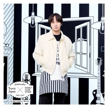 【No.SQ26-043】FAMILY CLUB.STORE Ambassador 2026-2027 Travis Japan 方形照片 Monochrome