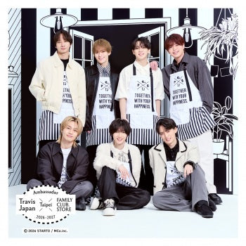 【No.SQ26-081】FAMILY CLUB.STORE Ambassador 2026-2027 Travis Japan 方形照片 Monochrome TAIPEI