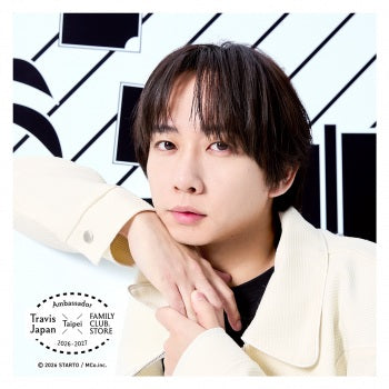 【No.SQ26-083】FAMILY CLUB.STORE Ambassador 2026-2027 Travis Japan 方形照片 Monochrome TAIPEI