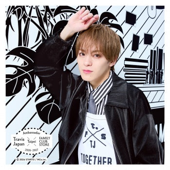 【No.SQ26-088】FAMILY CLUB.STORE Ambassador 2026-2027 Travis Japan 方形照片 Monochrome TAIPEI