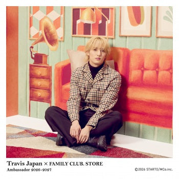 【No.SQ26-141】FAMILY CLUB.STORE Ambassador 2026-2027 Travis Japan 方形照片 Harvest