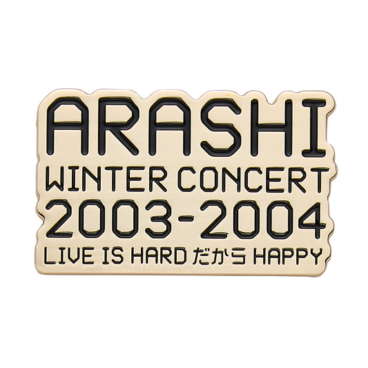 嵐 WINTER CONCERT 2003-2004〜LIVE IS HARD BECAUSE HAPPY〜 Logo 磁鐵